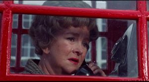 Actress June Buckridge (Beryl Reid) suspects she's about to be written out of her TV role in Robert Aldrich's The Killing of Sister George (1968)