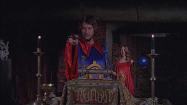 Andrew Prine is committed to ritual magic in Bruce Kessler's Simon, King of the Witches (1971)