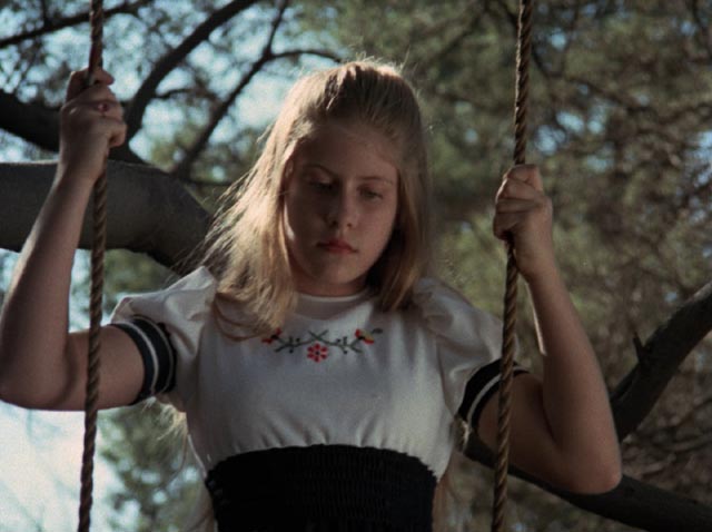 Rosalie (Rosalie Cole) can reanimate the dead in Robert Voskanian’s The Child (1977)