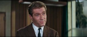 Quiller (George Segal) is glib and a little smug as her tried to ferret out the Neo-Nazis in Michael Anderson's The Quiller Memorandum (1966)