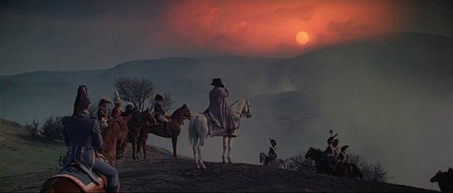 Napoleon surveys the field of battle in Sergei Bondarchuk's War and Peace (1966-67)