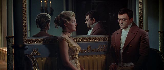 Pierre (Sergei Bondarchuk) becomes engaged to Helene (Irina Skobtseva) in Sergei Bondarchuk's War and Peace (1966-67)