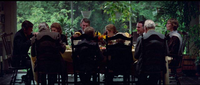 Happier days: friends and family gather for Thanksgiving in Alan Pakula's Klute (1971)