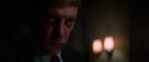 John Klute (Donald Sutherland) knows the threat is real in Alan Pakula's Klute (1971)