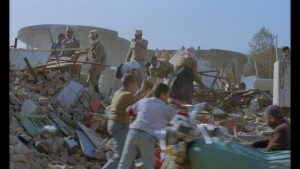 Survivors clear away the rubble in order to rebuild their broken lives in Abbas Kiarostami's And Life Goes On (1992)
