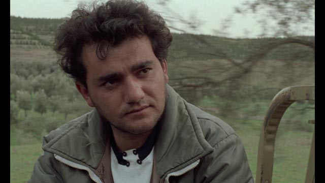 Hossein (Hossein Rezai) explains his ideas about creating a more equal and harmonious society in Abbas Kiarostami's Through the Olive Trees (1994)