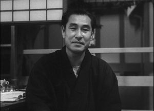 Mokichi (Shin Saburi) prefers life's simpler pleasures in Ozu Yasujiro’s The Flavor of Green Tea Over Rice (1952)