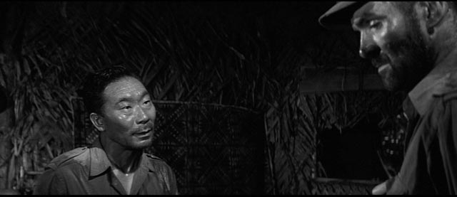 Philip Ahn as the urbane yet ruthless Japanese officer Yamazaki in Val Guest's Yesterday's Enemy (1959)