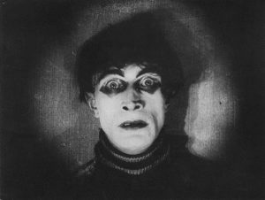 Cesare (Conrad Veidt), the murderous somnambulist in Robert Wiene's The Cabinet of Dr. Caligari (1920)