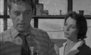 Helena (Claire Bloom) is attracted by Jimmy (Richard Burton)'s anger in Tony Richardson's Look Back in Anger (1959)