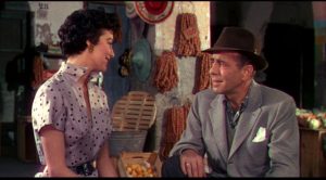 The final happy meeting between Harry Dawes (Humphrey Bogart) and Maria Vargas (Ava Gardner) before tragedy strikes in Joseph L. Mankiewicz’s The Barefoot Contessa (1954)