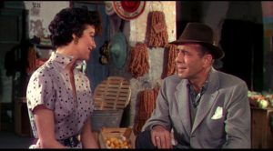 The final happy meeting between Harry Dawes (Humphrey Bogart) and Maria Vargas (Ava Gardner) before tragedy strikes in Joseph L. Mankiewicz’s The Barefoot Contessa (1954)