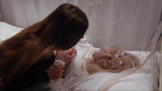 Katherine Ross meets her sinister benefactor (John Standing) in Richard Marquand's The Legacy (1978)