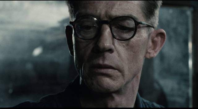 Winston Smith (John Hurt) toils away at rewriting history in the Ministry of Information in Michael Radford's 1984 (1984)