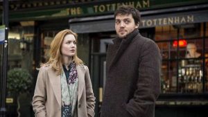 Tom Burke and Holliday Grainger as J.K. Rowling's detectives in C.B. Strike (2017-18)