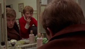 Charlie (Albert Finney) is alienated from his son Jack (Timothy Garland) in Albert Finney's Charlie Bubbles (1968)