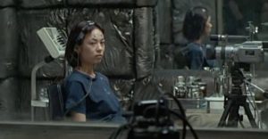 Masami (Hitomi Sato) is hooked up to a machine which records the images in her head in Hideo Nakata's Ring 2 (1999)