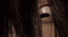 Long hair and creepy eyes, key features of J-Horror ghosts: Hideo Nakata's Ringu (1998)