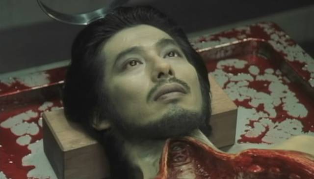 Ryuji is autopsied in George Iida's Spiral (Rasen, 1998)