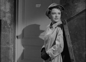Eve Harrington (Anne Baxter), adoring fan with a hidden agenda in Joseph L. Mankiewicz's All About Eve (1950)