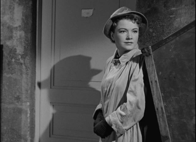 Eve Harrington (Anne Baxter), adoring fan with a hidden agenda in Joseph L. Mankiewicz's All About Eve (1950)