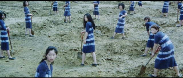 Nami (Meiko Kaji) doing hard time in Shunya Ito's Female Prisoner 701: Scorpion (1972)