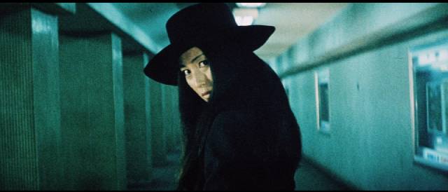 Nami (Meiko Kaji) spreads her rebellion out into the world in Yasuharu Hasebe's Female Prisoner Scorpion: 701's Grudge Song (1973)