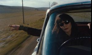 Claire (Solveig Dommartin) feels free moments before the car crash in Wim Wenders' Until the End of the World (1991)