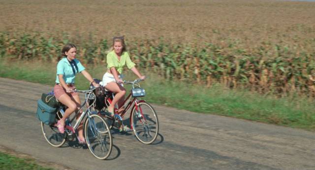 Two English nurses (Pamela Franklin & Michelle Dotrice) take a relaxing vacation in rural France in Robert Fuest's And Soon the Darkness (1970)