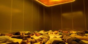 The Mima dream chamber helps passengers relax in Pella Kågerman and Hugo Lilja's Aniara (2018)