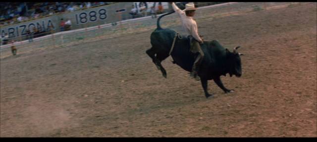 Junior (Steve McQueen) gets his fleeting moment of glory in Sam Peckinpah's Junior Bonner (1972)