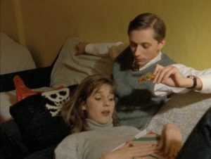 Monika and Mark (Mark Reeder)'s relationship takes a dark turn in Jörg Buttgereit’s Nekromantik 2 (1991)
