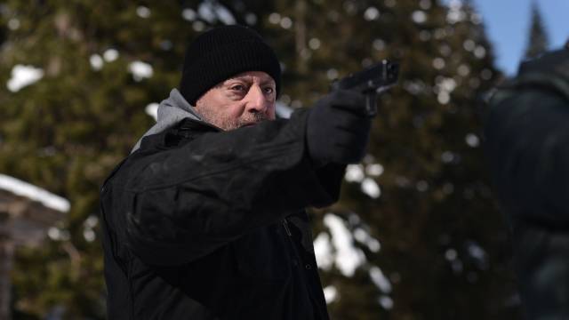 Jean Reno does his thing, being weary yet cool as he kills people, in Frederic Petitjean’s Cold Blood (2019)