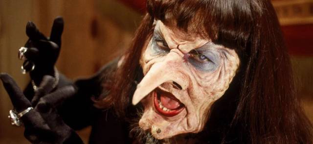 Angelica Huston revels in evil as the Grand High Witch in Nicolas Roeg's The Witches (1990)