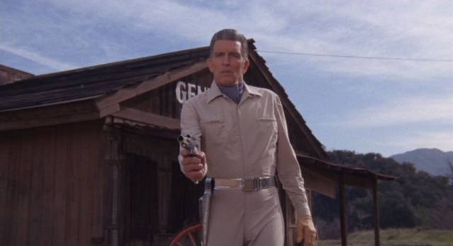 Garth A7 (Michael Rennie), sent into the past to change the future in Franklin Adreon's Cyborg 2087 (1966)