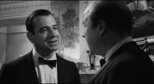 Walter Matthau as the hawkish national security advisor Dr. Groeteschele in Sidney Lumet's Fail-Safe (1964)