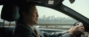 Kim Ki-taek (Bong regular Song Kang-ho) is at ease as a rich man's chauffeur in Bong Joon-ho's Parasite (2019)