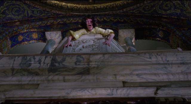 Abandonment triggers suicidal despair in Cenci (Mia Farrow) in Joseph Losey's Secret Ceremony (1968)