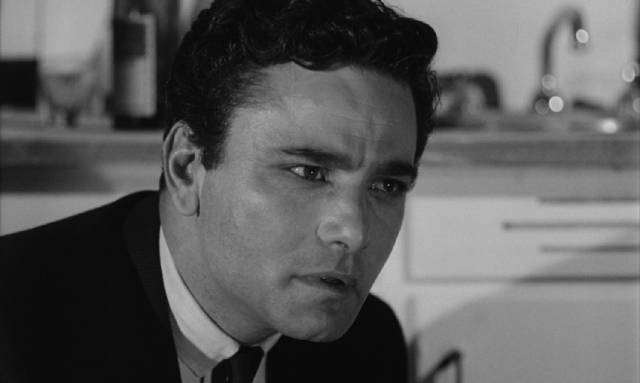 Peter Falk in his first starring role as Nico in Julian Roffman's The Bloody Brood (1959)