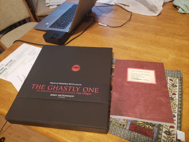 FAB Press' limited edition of Jimmy McDonough's The Ghastly One, with a bonus book of Andy's screenplays