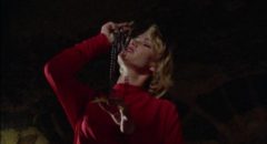Brigitte Lahaie serves the bloodsucking Count in Jean Rollin's La fiancee de Dracula (2002)