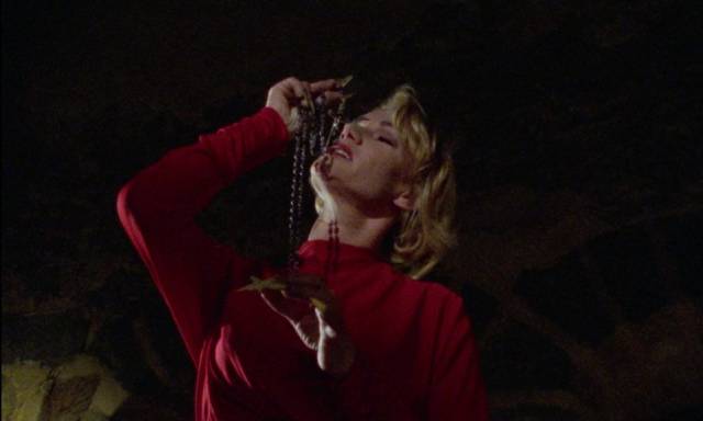 Brigitte Lahaie serves the bloodsucking Count in Jean Rollin's La fiancee de Dracula (2002)