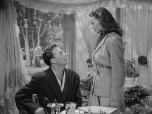 A troubled marriage: Jeffrey Lynn and Jeanne Crain in Joseph L. Mankiewicz's A Letter to Three Wives (1949)