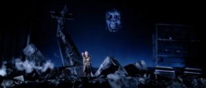 The impressionistic set for Verdi's Macbeth in Dario Argento's Opera (1987)