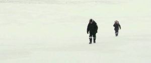 Isolation is bad enough; but there are other dangers in the Arctic wasteland in Larry Fessenden's The Last Winter (2006)