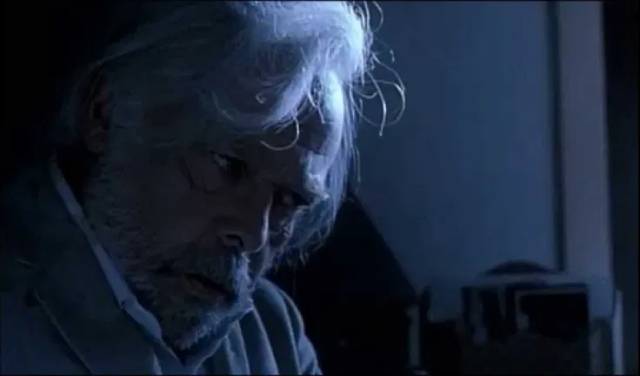 Old man Moebius Kelly (Herbert Lom) isn't as helpless as he seems in Michele Soavi's The Sect (1991)