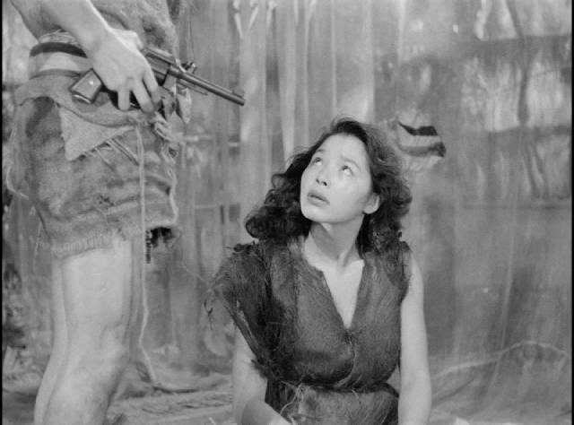 Keiko (Akemi Negishi) submits to one man after another in Josej Von Sternberg's The Saga of Anatahan (1953)