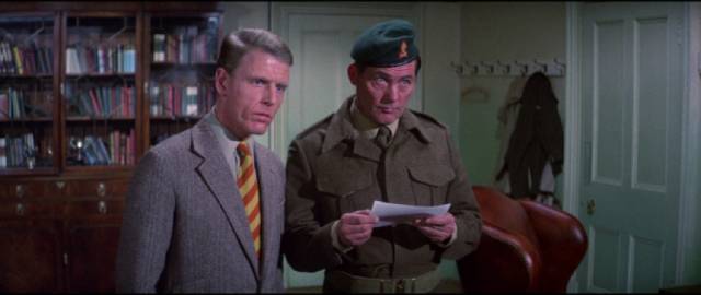 Miller (Edward Fox) and Mallory (Robert Shaw receive their assignment in Guy Hamilton's Force 10 From Navarone (1978)