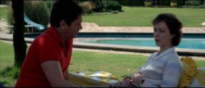 Therapist Craig (David Warbeck) has ulterior motives for romancing Joanna (Christina Nagy) in Alberto De Martino's Formula for a Murder (1985)