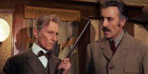 Peter Cushing and Christopher Lee team up against a soul-sucking alien in Eugenio Martin's Horror Express (1972)